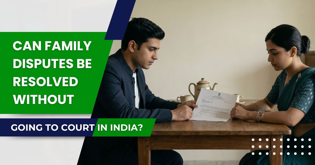 Family dispute resolution in India through discussion and mediation